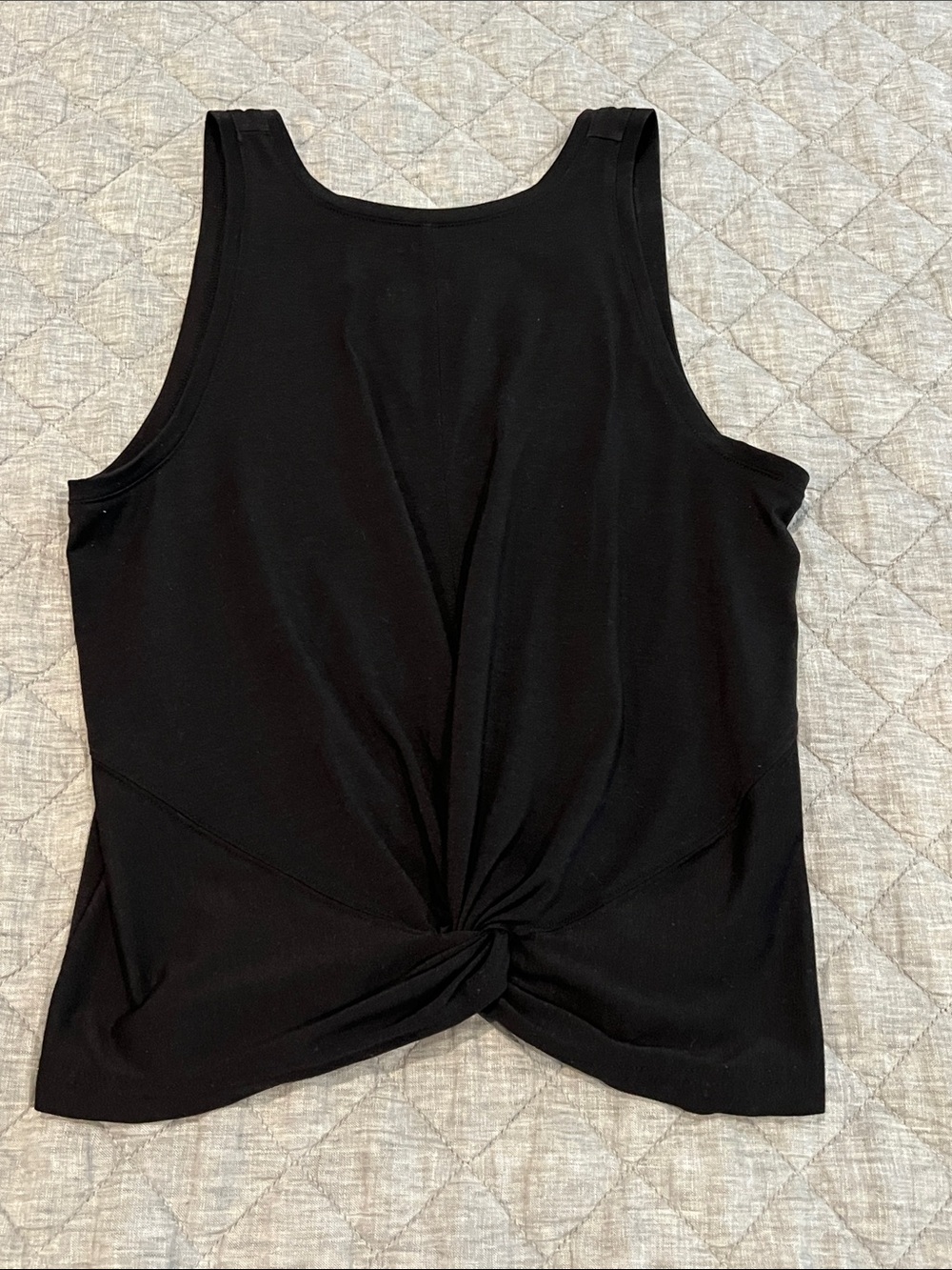 Athleta Black Twist-Front Tank
